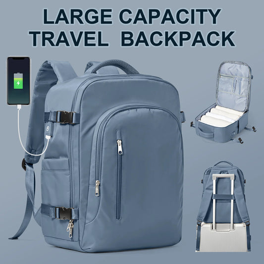 Large Capacity Laptop Travel Backpack for Men and Women